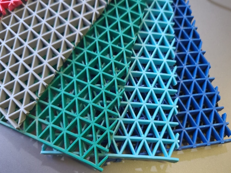 Renkli Z Mat Paspas Seti